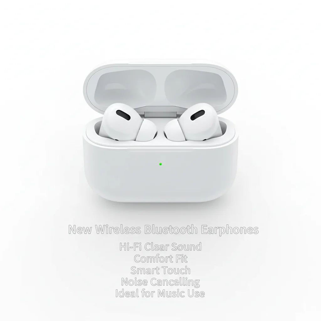 Wireless Earphones: Hi-Fi Sound & Comfort