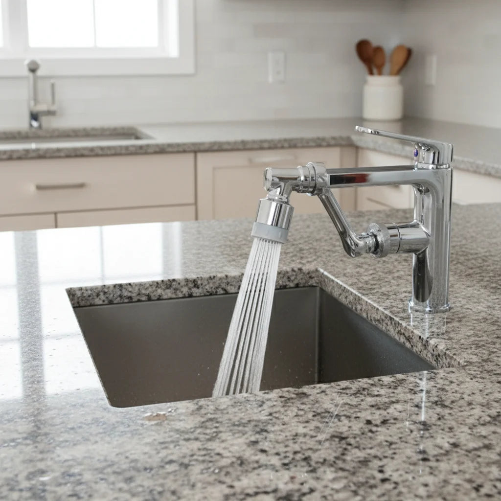 1080° Pivot Faucet: Your Instant Kitchen Master Key!